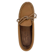 Women's Crepe Sole Moose Hide Leather Moccasins