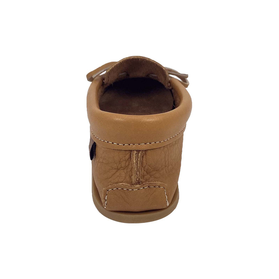 Women's Crepe Sole Moose Hide Leather Moccasins